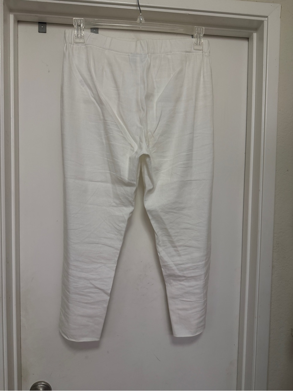 J Jill Linen stretch pant - size small petite - white - Picture 3 of 10